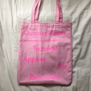 Outdoor Voices Limited Edition Pink Tote